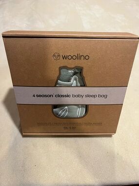 Woolino 4-Season Classic Baby Sleep Bag - Gray